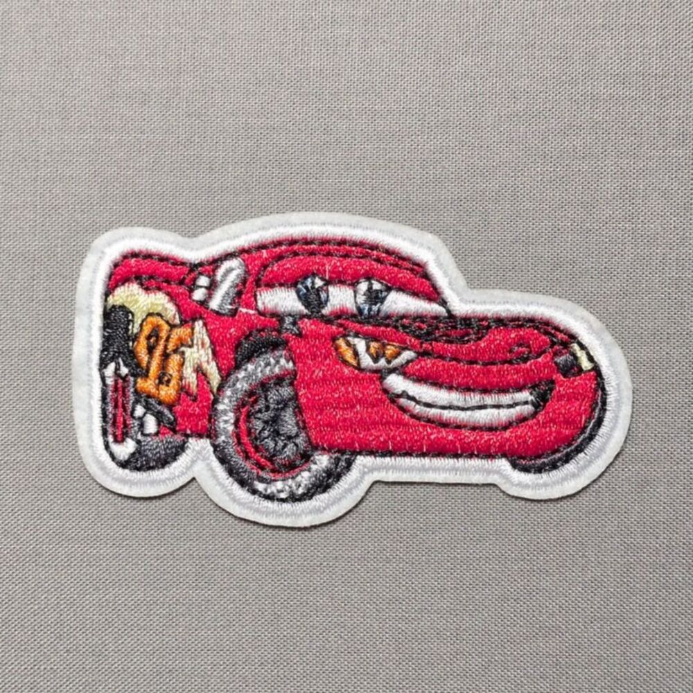 Lightning McQueen Cars Embroidered Iron On Patch